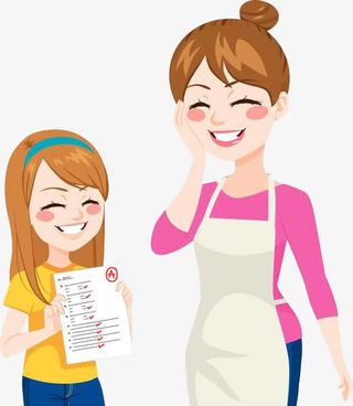 考了好成绩的女孩免抠