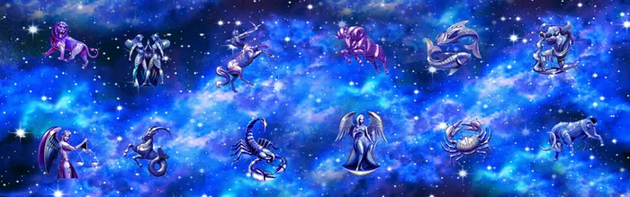 星座电视墙背景素材高清