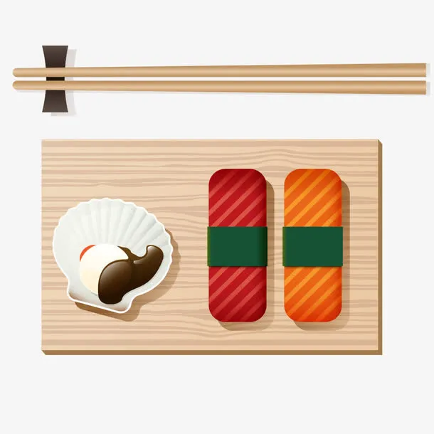 寿司海鲜食物免抠