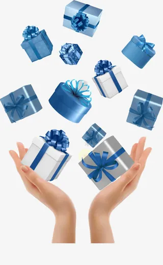 情人节礼盒元素免抠