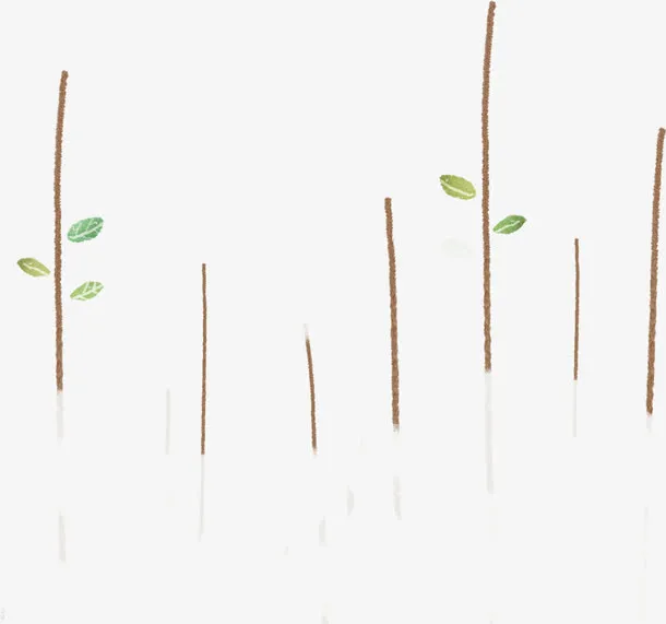 扁平风格高清树枝免抠