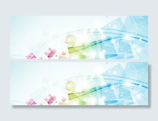 几何图形空间背景高清