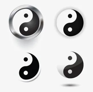 有质感的阴阳元素免抠