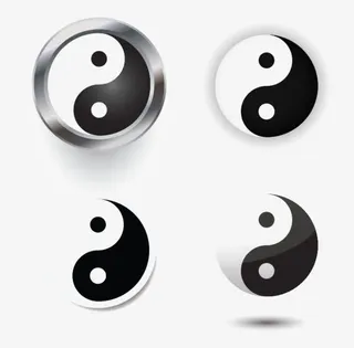 有质感的阴阳元素免抠