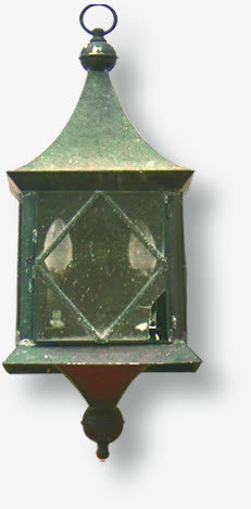 复古青色灯笼欧式婚礼免抠