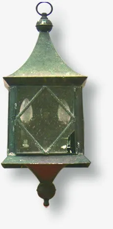 复古青色灯笼欧式婚礼免抠