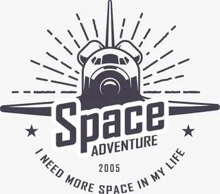 太空冒险矢量图免抠