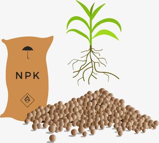 卡通磷酸盐肥料颗粒包装袋免抠