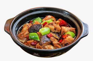 辣味彩椒黄焖鸡免抠