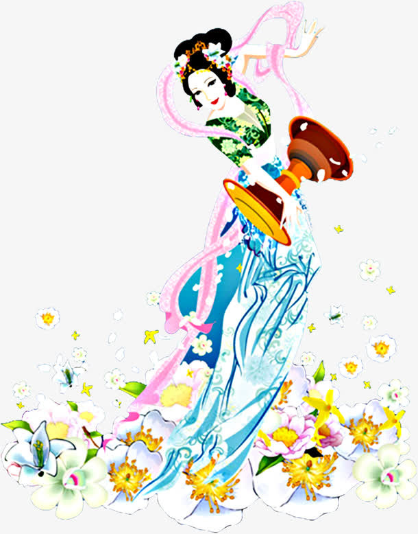 古典美女免抠