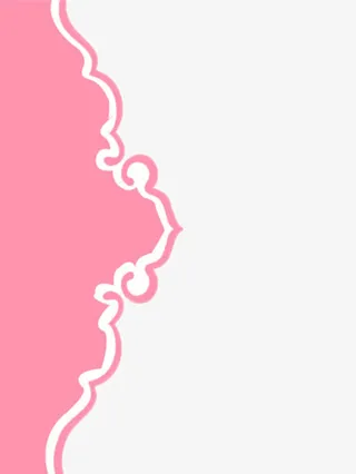 粉色边框图片素材免抠