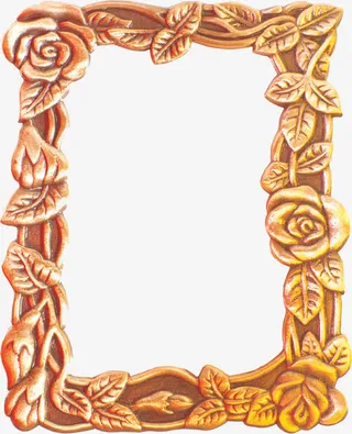 欧式花边框免抠