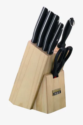 黑把刀具八件套免抠