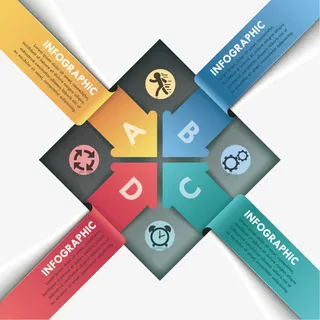 矢量流程表免抠