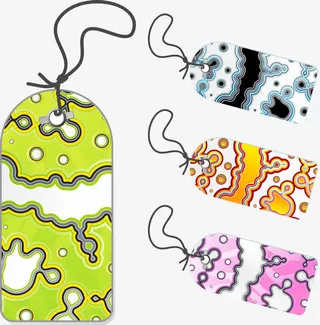 吊牌 花纹 淘宝拍拍网店素材免抠