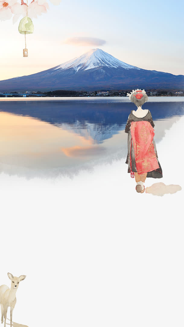 日本旅游免抠