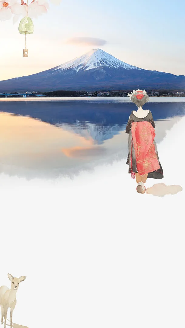 日本旅游免抠