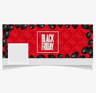 红色促销标签免抠