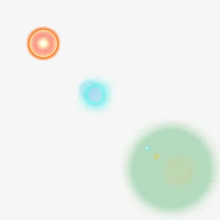 多种颜色的光照效果免抠