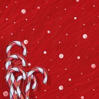 红色圣诞模板免抠