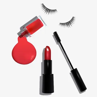 实物化妆品睫毛膏免抠