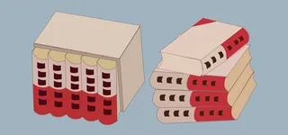 卡通 书本模型免抠