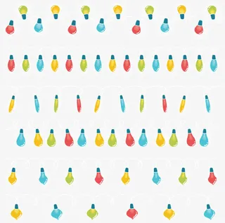 发光节日彩灯免抠