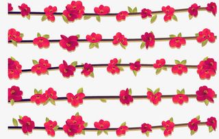 矢量梅花底纹免抠