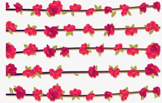 矢量梅花底纹免抠