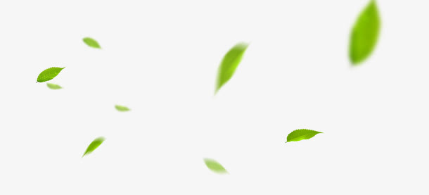 绿叶漂浮免抠