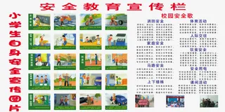 小学生自身安全宣传免费素材免抠