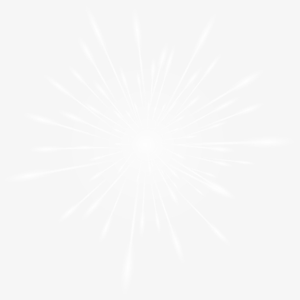 春节白色绽放的烟花免抠