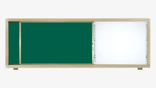 推拉式黑板免抠