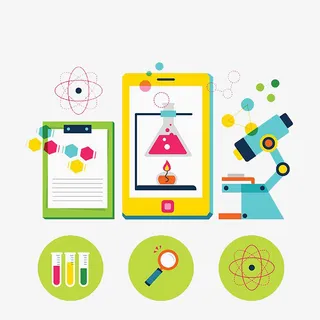 做化学实验免抠