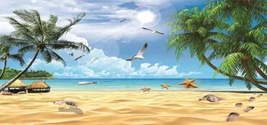 海滩风景高清