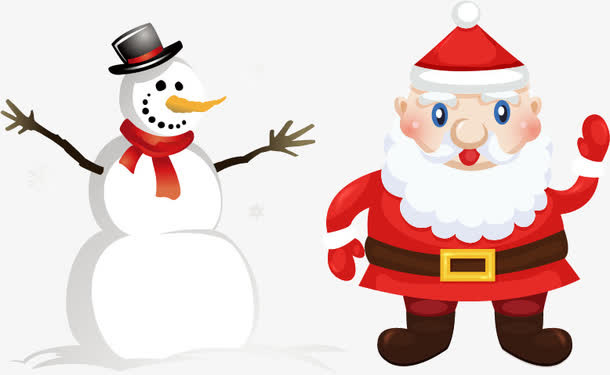 雪人圣诞节圣诞png矢量素材免抠