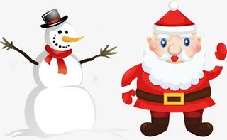 雪人圣诞节圣诞png矢量素材免抠