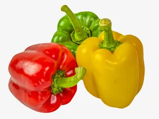 黄色美味相互依靠发亮的黄灯笼椒免抠