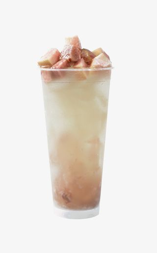 蜜桃果茶实物产品免抠