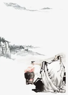 中国风孔子免抠