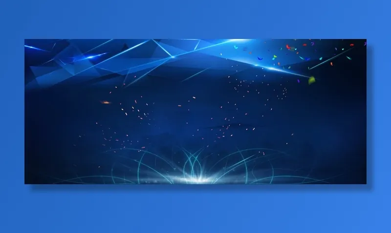 天猫金融家电光线蓝色高清春天母亲节背景高清