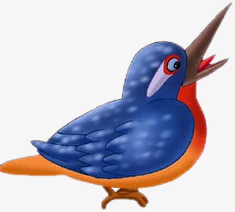 春天手绘小鸟动物免抠装饰动物元素