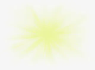 黄色光效高清彩绘风格免抠