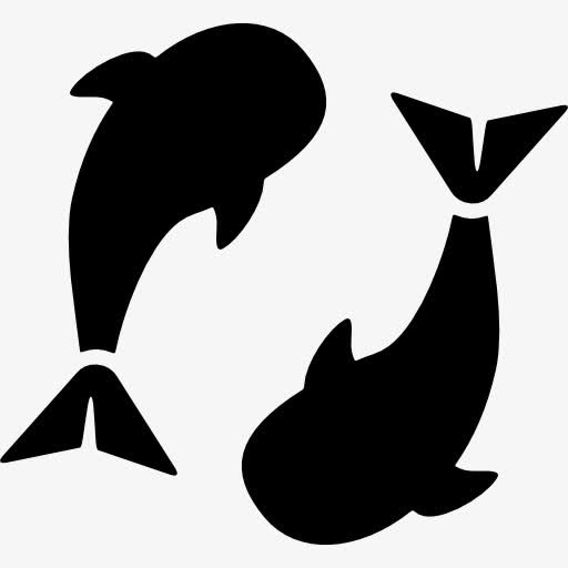 鲸鱼游泳图标免抠