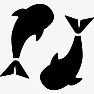 鲸鱼游泳图标免抠