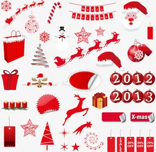 圣诞节装饰免抠素材免抠