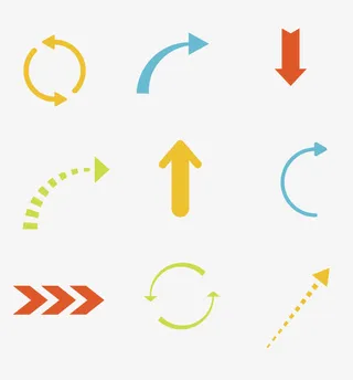 矢量箭头素材免抠