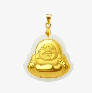 弥勒佛金镶玉免抠