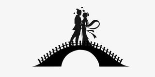 牛郎织女桥上相会素材免抠