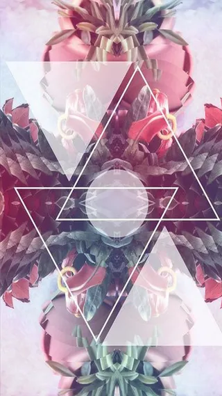 -万花筒几何绚丽H5背景高清